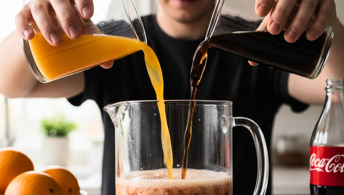 Mezclar jugo de naranja y Coca Cola: por qué recomiendan hacerlo y para qué sirve