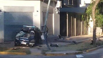 Murió un policía y otro está grave tras chocar mientras perseguían a un sospechoso