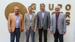 Eduardo Reixach, presidente de Prevención ART_ Alejandro Simón, CEO del Grupo Sancor Seguros_ Carlos Casto, presidente de Sancor Seguros y Willy Borgnino, presidente de Prevención Salud.