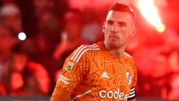 Franco Armani no está riendiendo al cien por ciento en River.