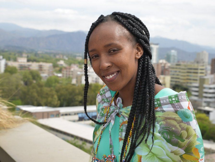 Una activista keniata, de visita en Mendoza