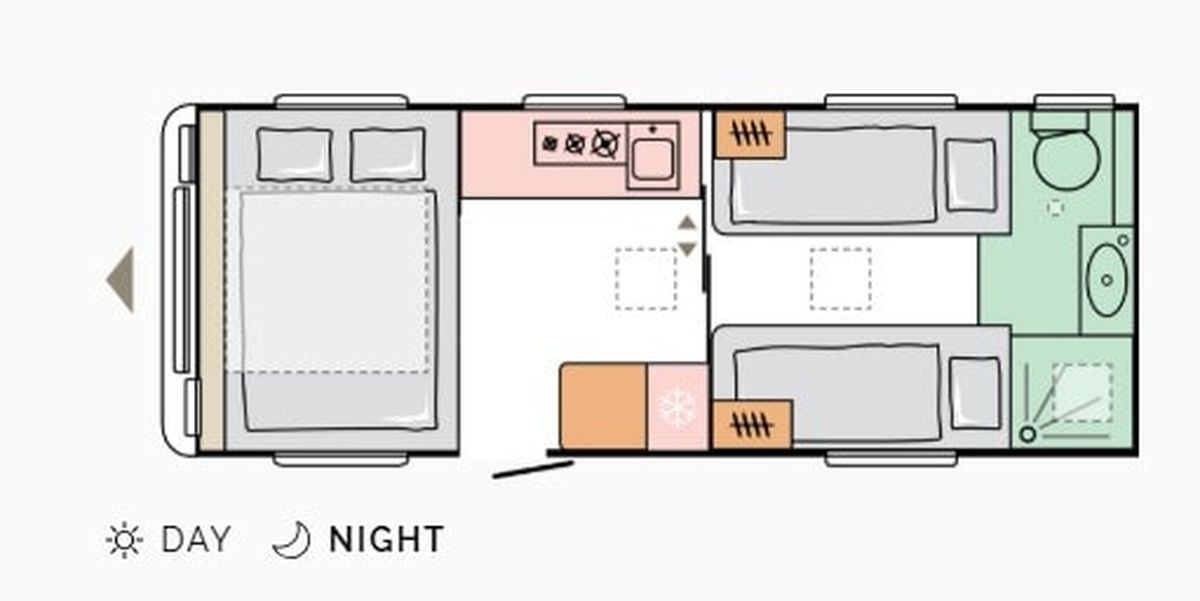 El plano de esta motorhome deja en claro toda la comodidad que ofrece. El plano de esta motorhome deja en claro toda la comodidad que ofrece.