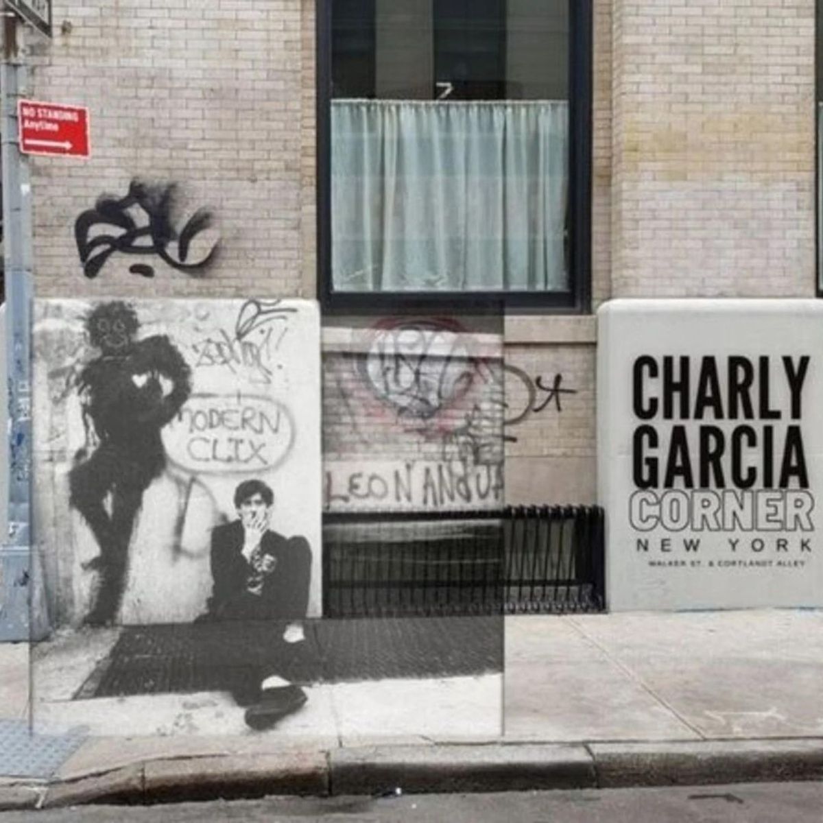 La esquina de Nueva York que homenajea a Charly García. La esquina de Nueva York que homenajea a Charly García. 