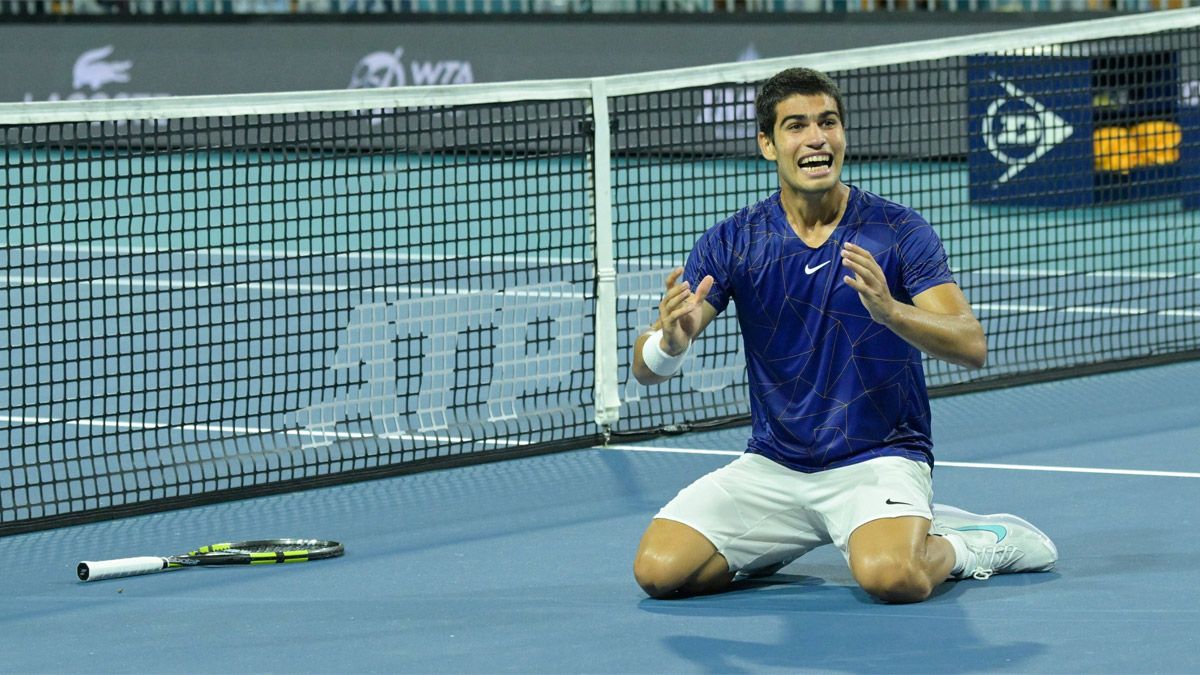 Carlos Alcaraz sumó su tercer título ATP de su corta carrera.