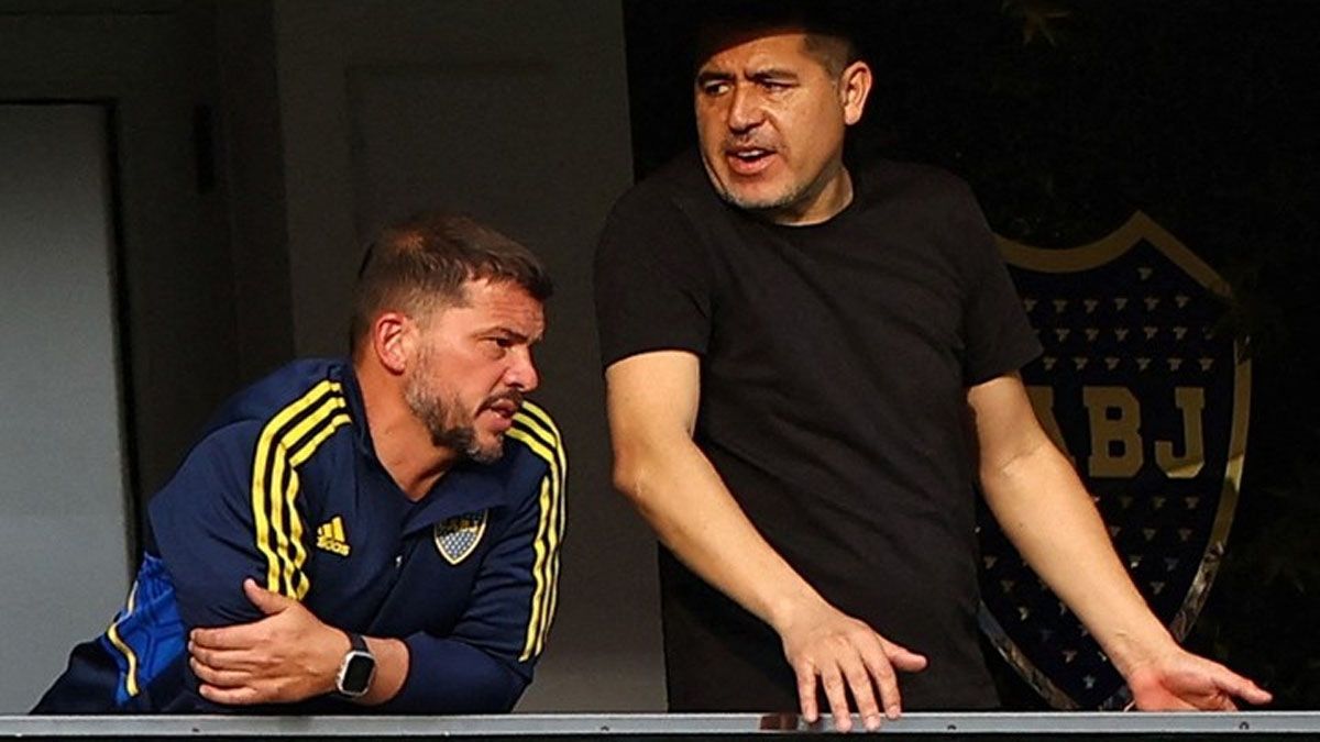 Mariano Herrón y Juan Román Riquelme.