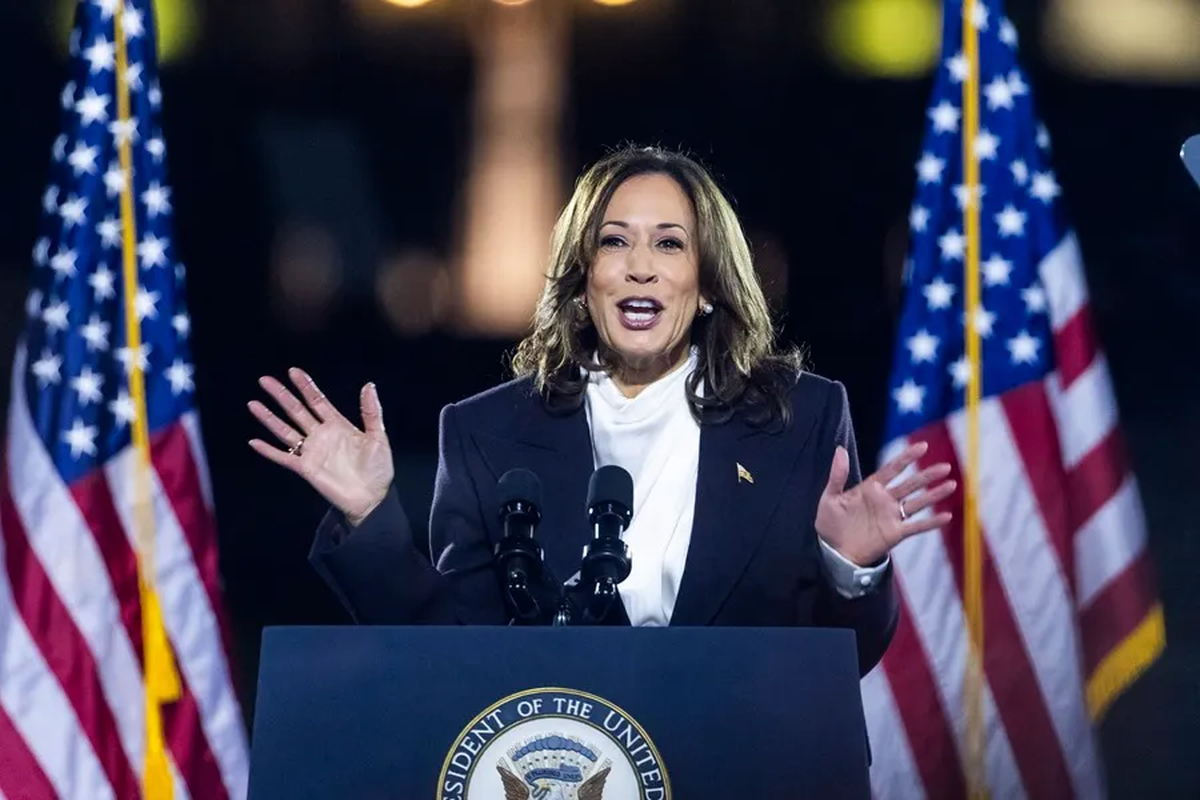Kamala Harris pasará la noche del martes 5 en Washington. Crédito: EFE. Kamala Harris pasará la noche del martes 5 en Washington. Crédito: EFE.