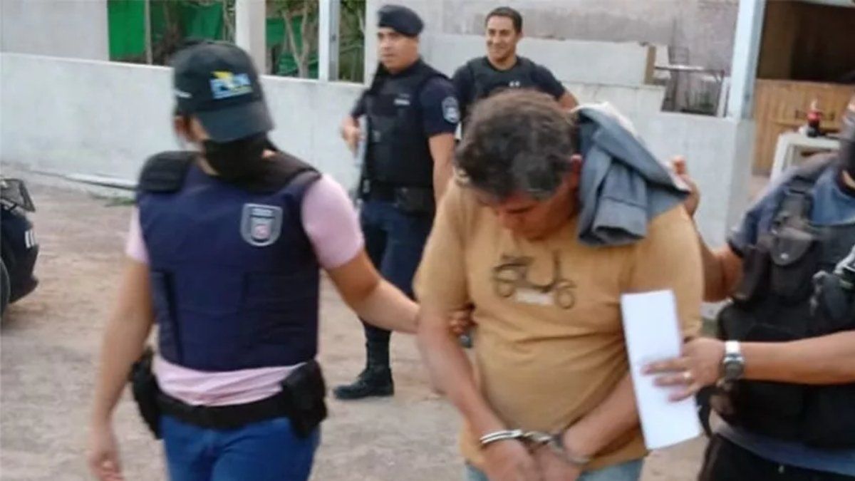 Metralleta Pérez cuando fue detenido en su domicilio.