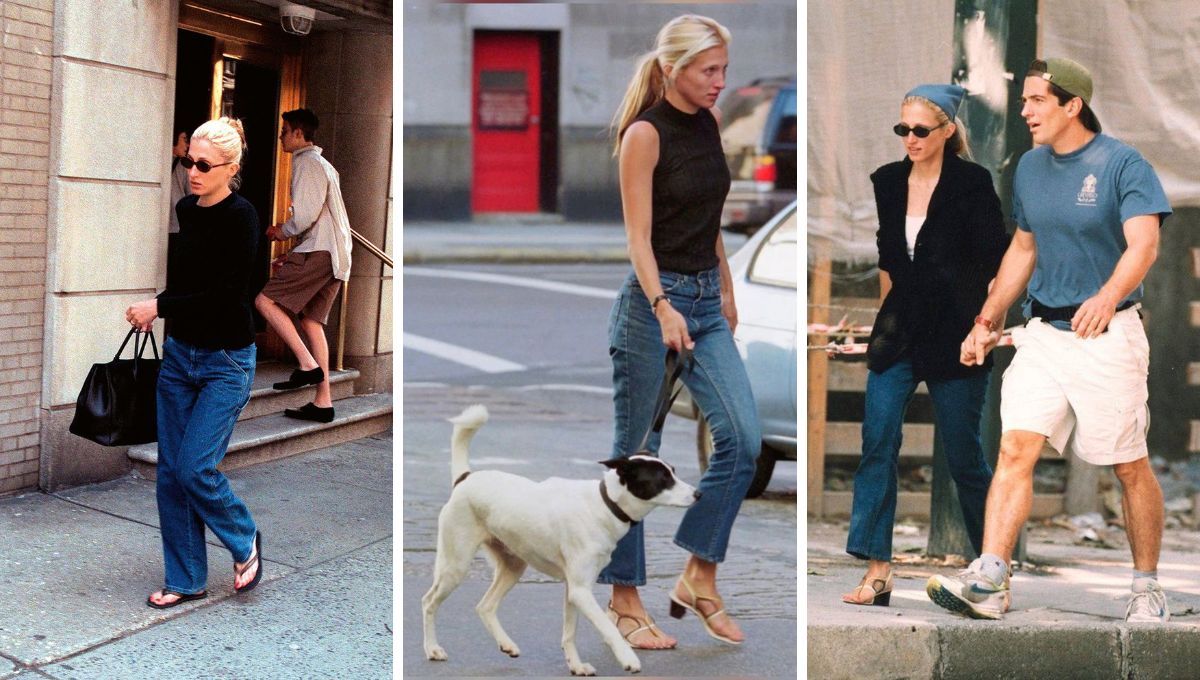 En el día a día, Carolyn optaba por prendas de vestir neutrales o básicas. En el día a día, Carolyn optaba por prendas de vestir neutrales o básicas. 