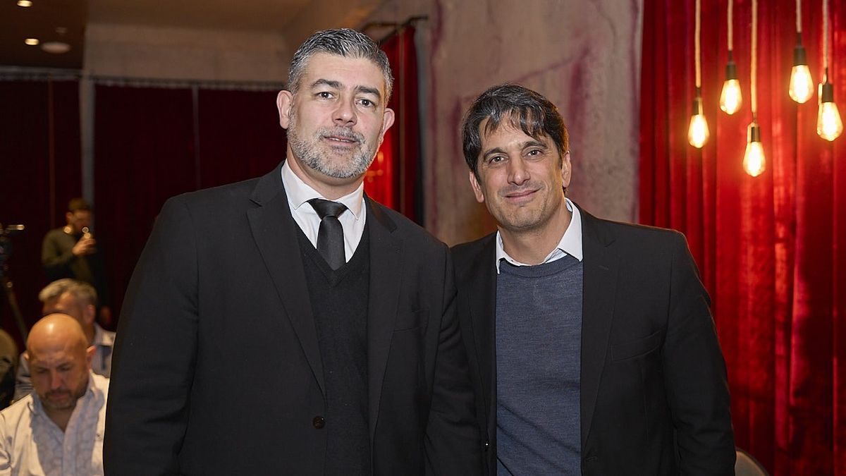 Miguel Urmeneta, de Park Hyatt Mendoza, y Ariel Pérez, del Sheraton, compartieron la charla de Granados por los 20 años de 