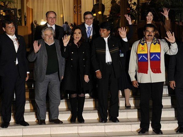 Mujica, Morales, Correa y Madura estarán junto a Cristina para los actos del 9 de julio