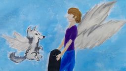Así se lo recordará por siempre a Franco Pokrajac, el Ángel de las Mascotas, tal como lo pintaron, tras su partida a la eternidad, sus primas Angelita y Lucia.