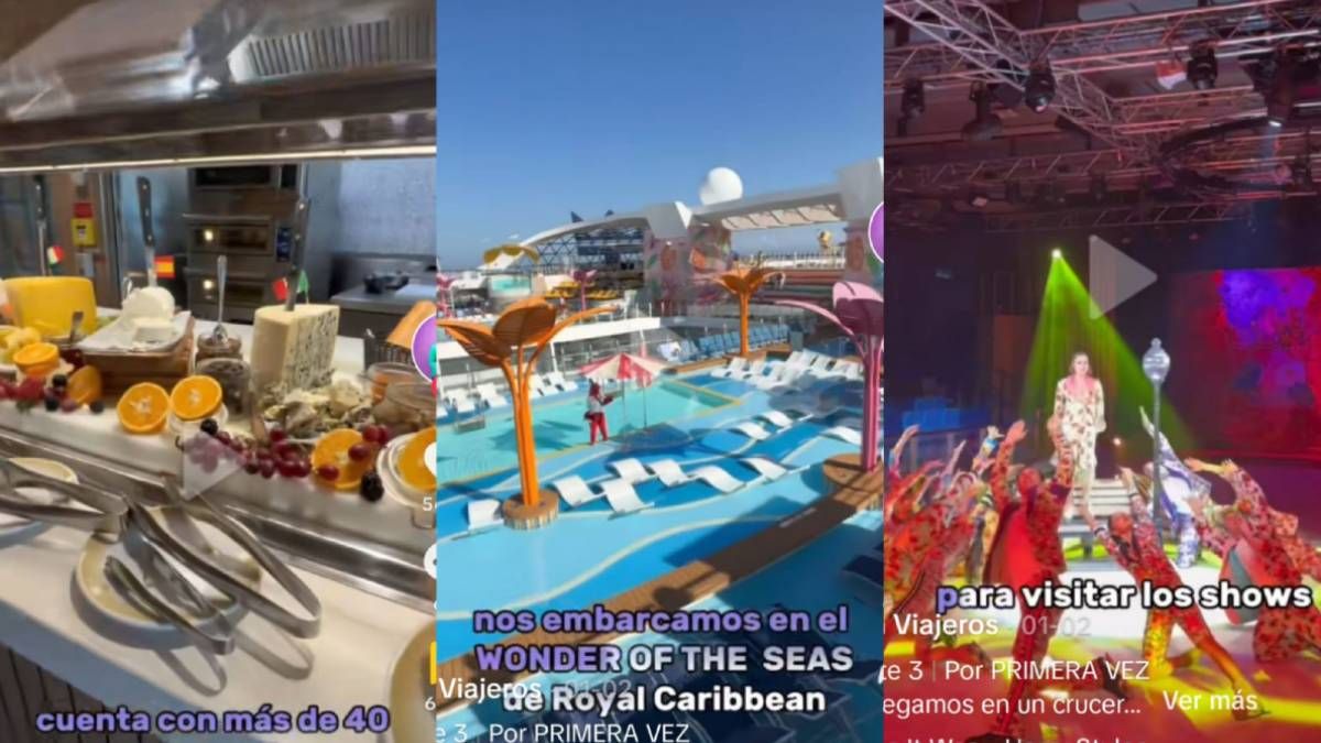 Video viral: así es el crucero más grande y lujoso del mundo por dentro.