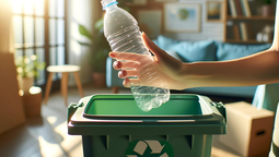 Reciclar y adornar tu jardín u hogar con botellas de plástico. 