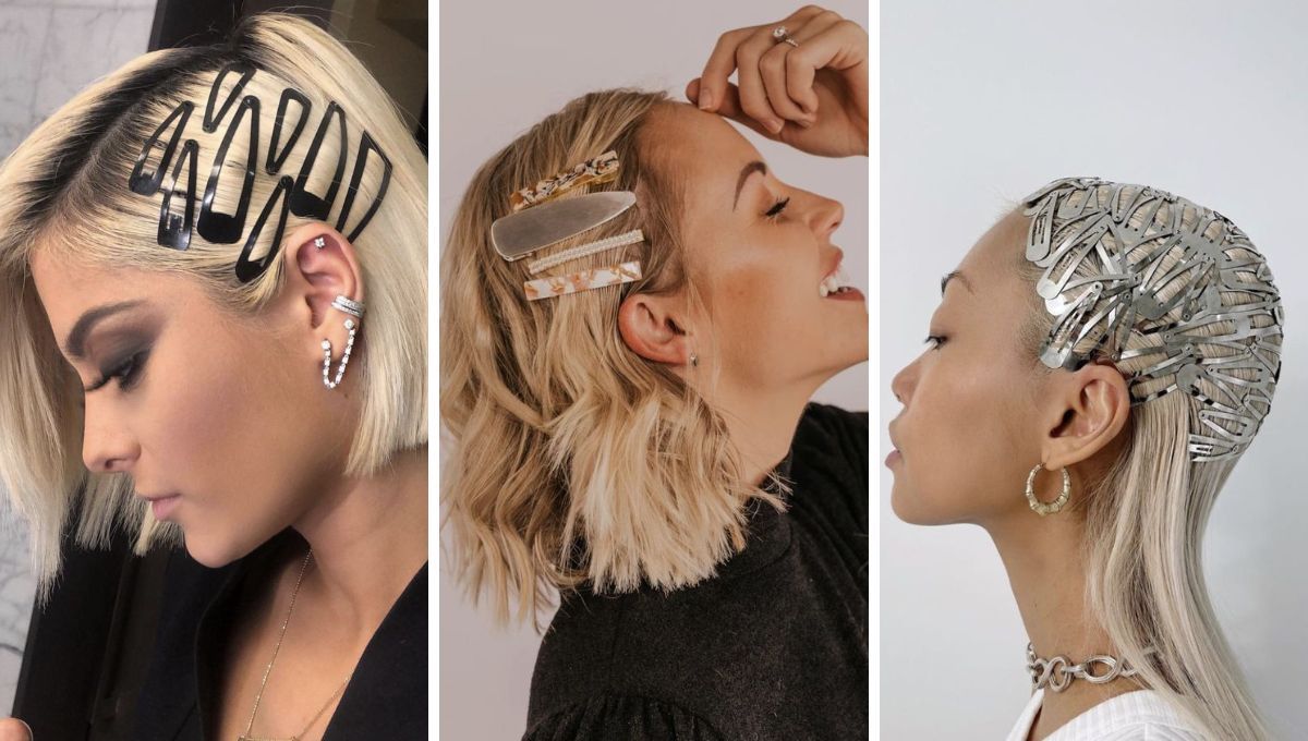 Los clips o hebillas para el pelo son una gran alternativa al momento de peinarse. Los clips o hebillas para el pelo son una gran alternativa al momento de peinarse.