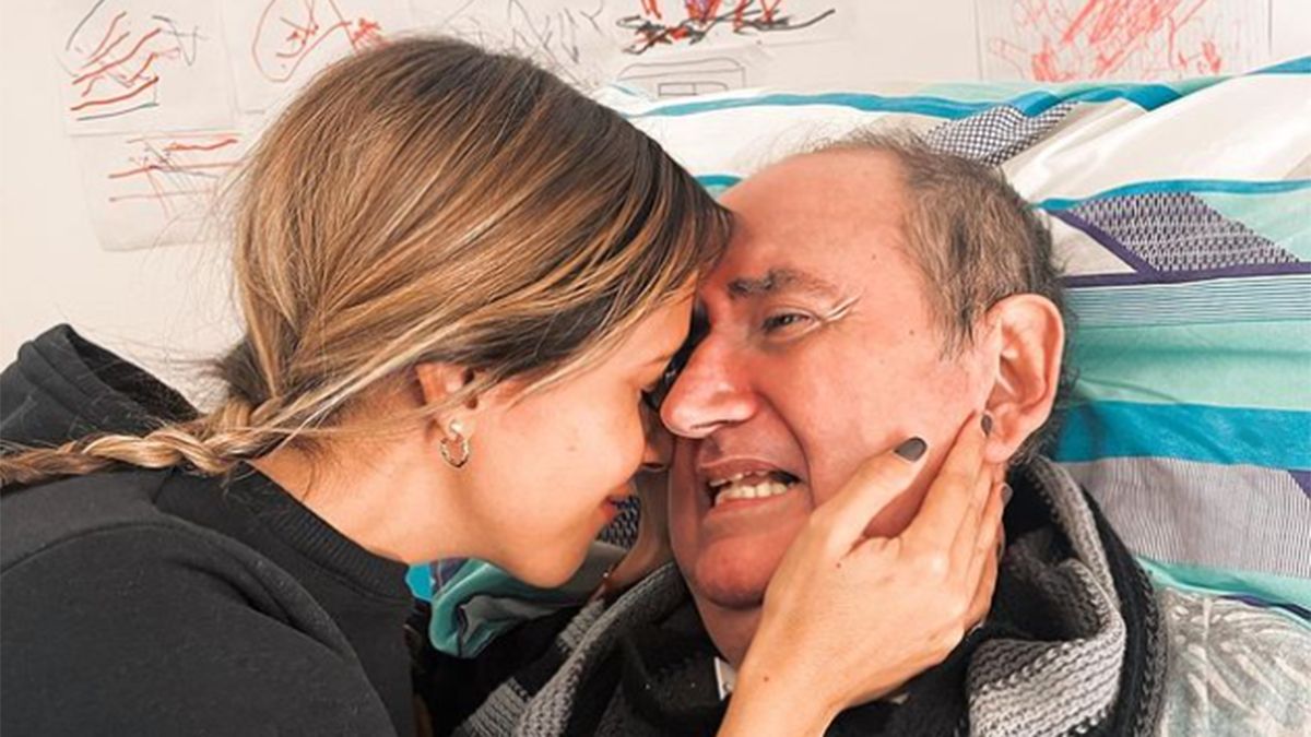 Daniela Gutiérrez Vila y su papá José.