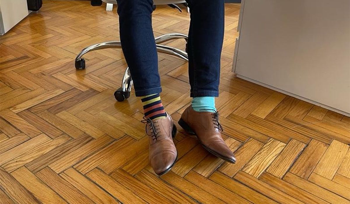La foto del gobernador Rodolfo Suarez en las redes sociales.