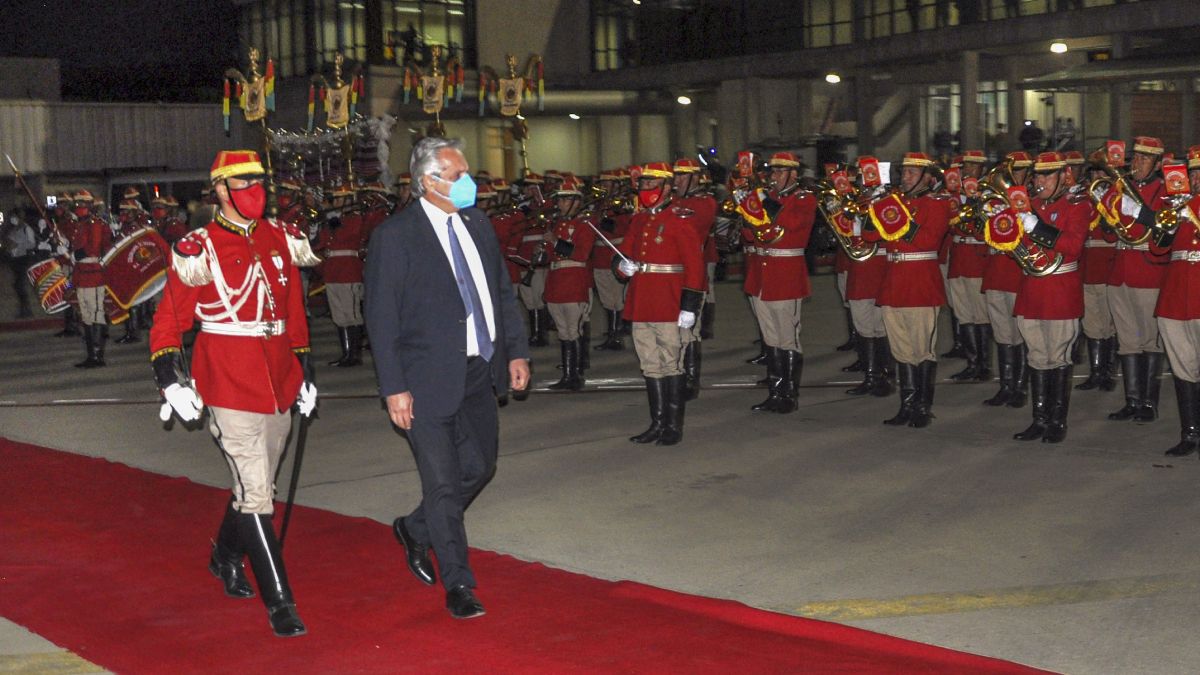 Alberto Fernández participó de la asunción de Arce en Bolivia