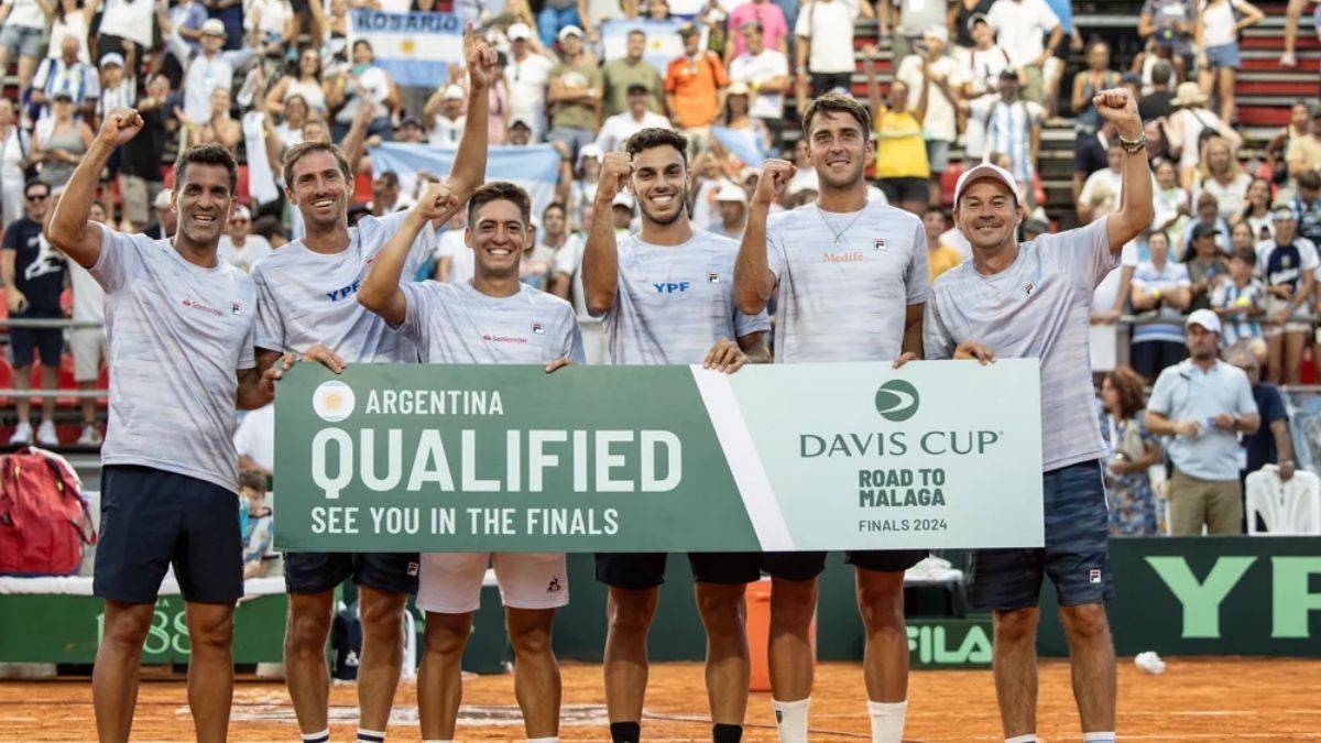 Argentina se medirá a Italia en las Finales de la Copa Davis. 