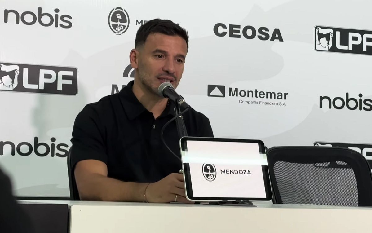 Ariel Broggi habló en conferencia de prensa.