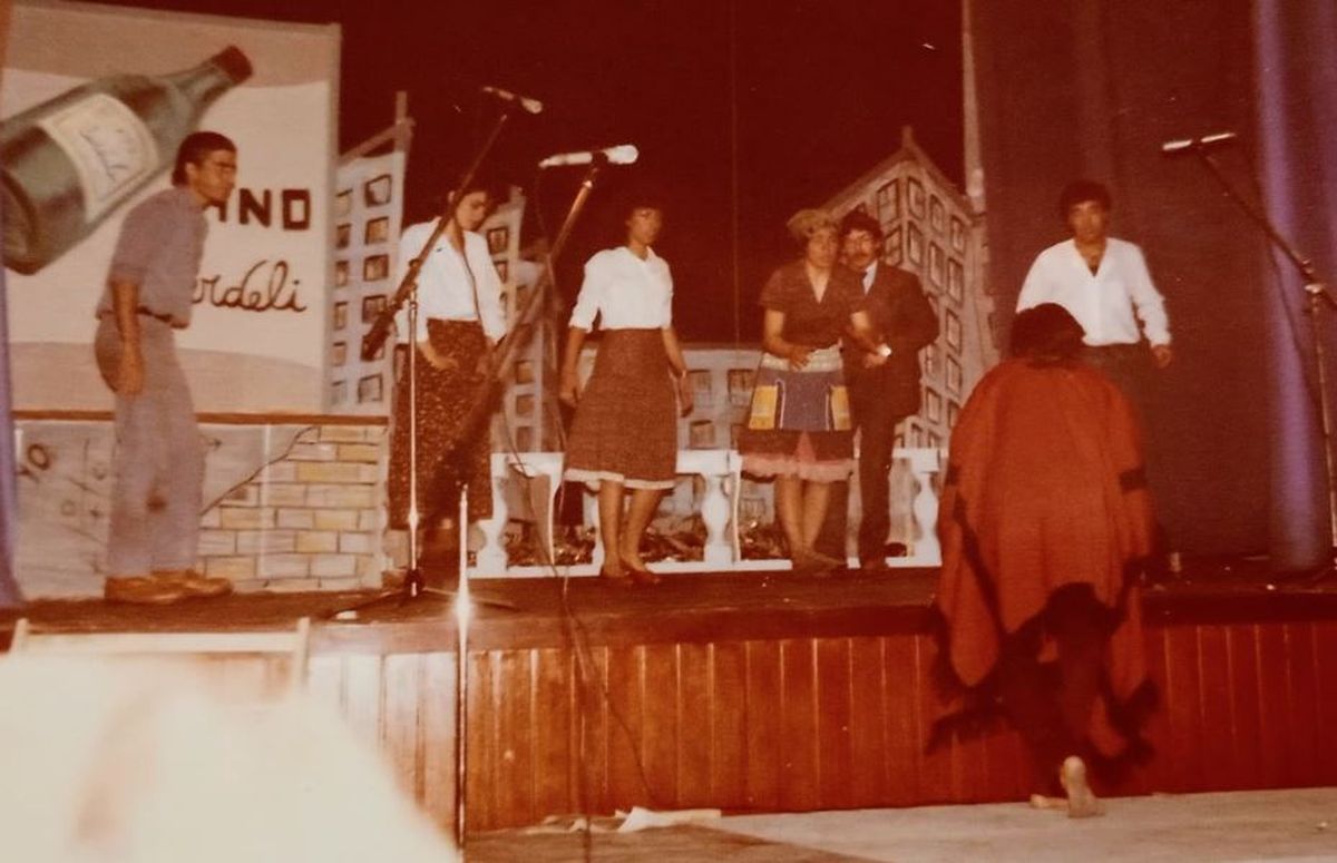 Otro histórica imagen del musical de 1983.