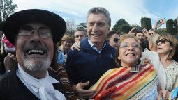 Macri compartió el locro del 25 de Mayo con funcionarios y organizaciones sociales