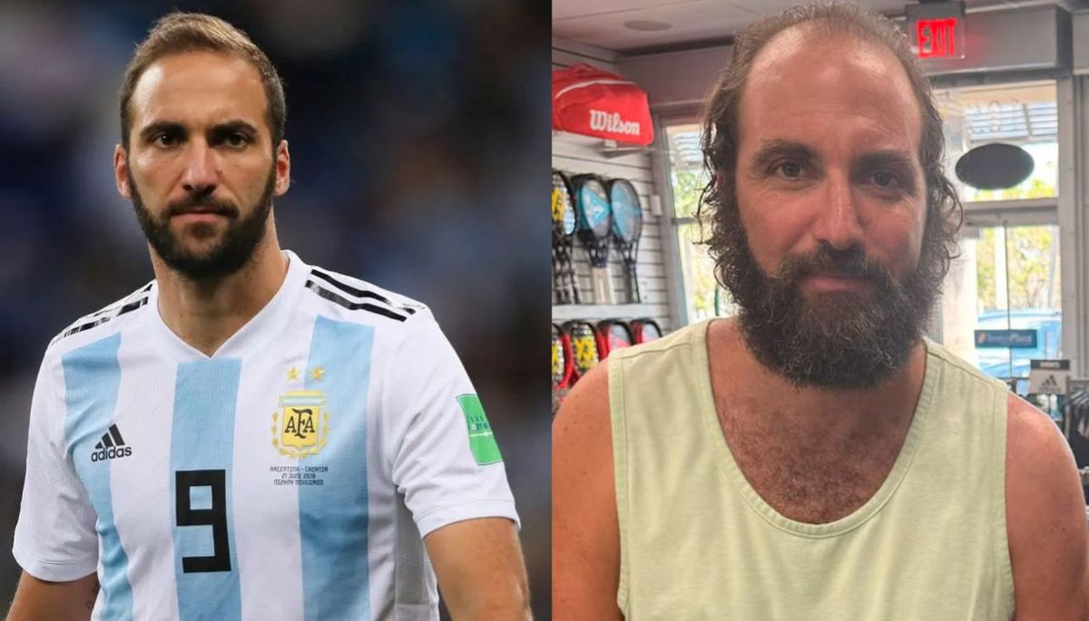Gonzaló Higuaín se tomó una foto con un fan y se volvió viral en redes.