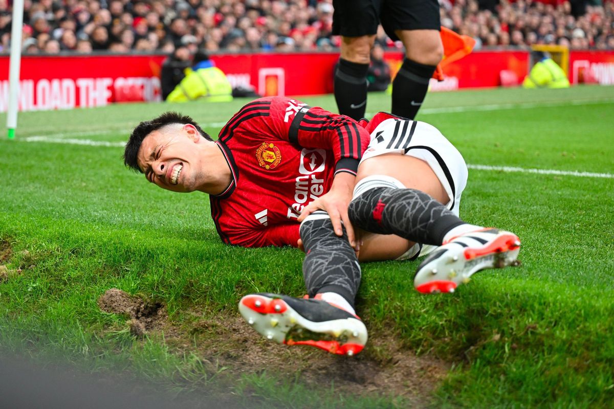 La imagen de Lisandro Martínez que preocupó a todos&nbsp;