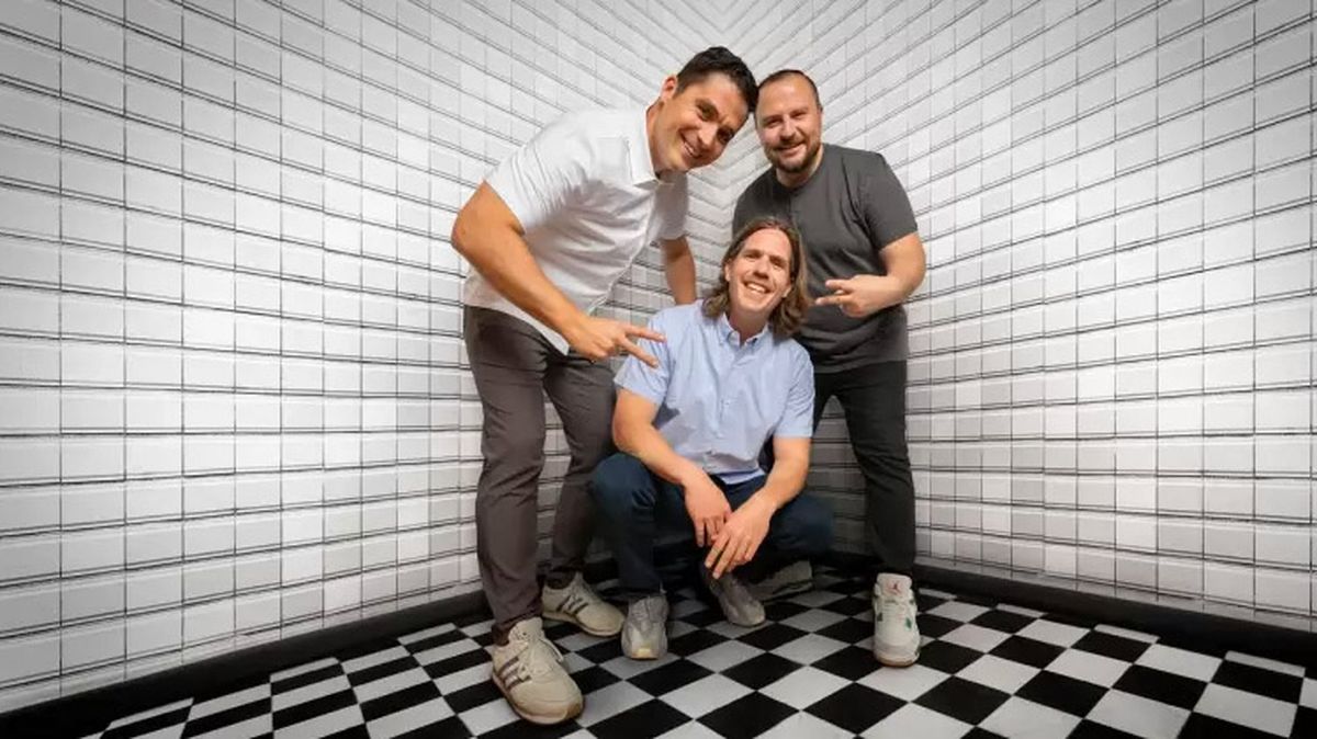 Los fundadores de Dude: Sean Riley, Ran Meegan y Jeff Klimkowski. Los fundadores de Dude: Sean Riley, Ran Meegan y Jeff Klimkowski.