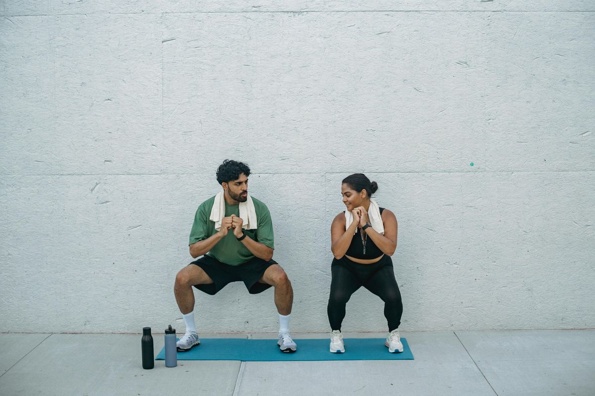 La sentadilla isométrica es un ejercicio noble con múltiples beneficios. Foto: Pexels La sentadilla isométrica es un ejercicio noble con múltiples beneficios. Foto: Pexels