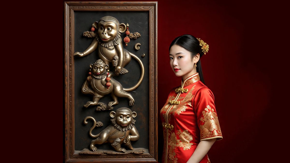 El horóscopo chino presenta el día del Mono de Metal Yang. El horóscopo chino presenta el día del Mono de Metal Yang.