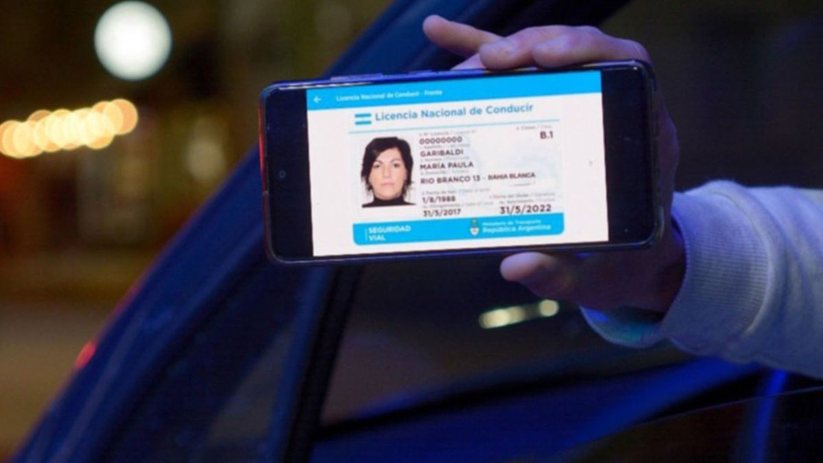 Licencia de conducir digital en la app Mi Argentina. Licencia de conducir digital en la app Mi Argentina.