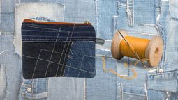 Con algunos hilos y unas tijeras puedes dar una nueva vida a un viejo pedazo de tela.