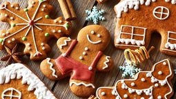 Las galletas de jengibre son una receta fácil y práctica para preparar en Navidad.