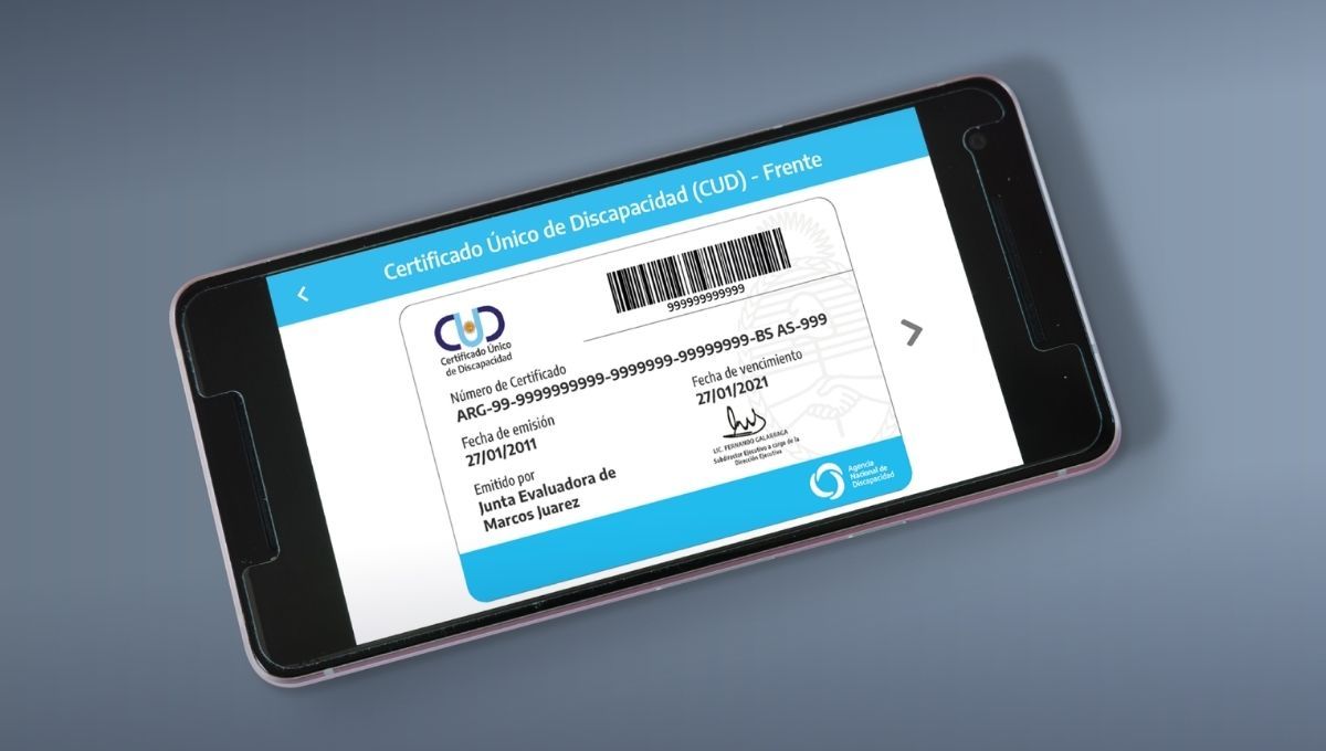 Certificado Único de Discapacidad digital. Certificado Único de Discapacidad digital.