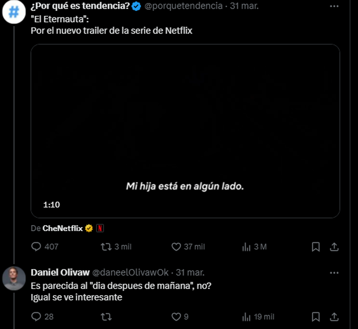 El trailer de Netflix de El Eternauta levantó algunas críticas sorpresivas El trailer de Netflix de El Eternauta levantó algunas críticas sorpresivas