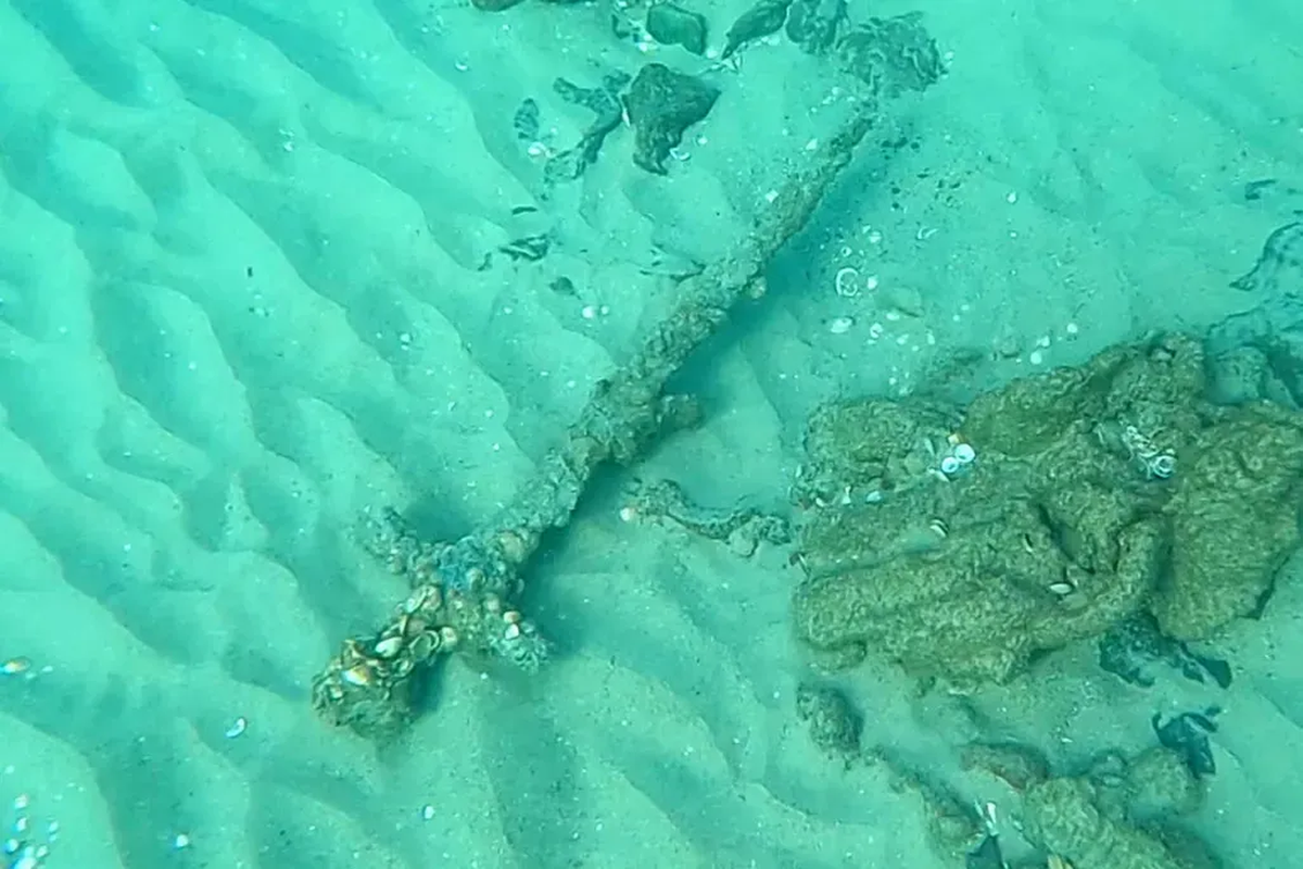 Descubrimiento déjà vu: buzo encuentra dos espadas casi iguales bajo el mar con cinco años de diferencia