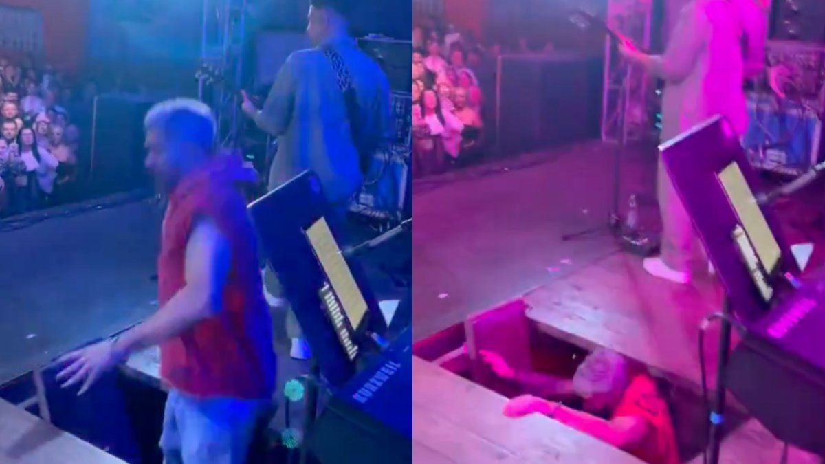 Golpazo. David Ortiz, cantante del grupo de cuarteto, Dale Q' Va, sufrió un grave accidente que obligó a suspender el show. Golpazo. David Ortiz, cantante del grupo de cuarteto, Dale Q' Va, sufrió un grave accidente que obligó a suspender el show.