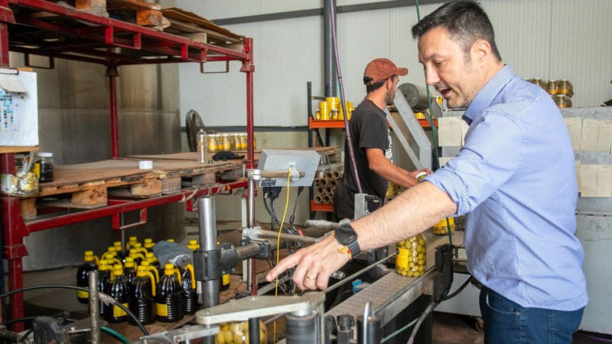 Luis Petri visitó la Olivícola Rodrigo de Vivar, en San Martín. Luis Petri visitó la Olivícola Rodrigo de Vivar, en San Martín.