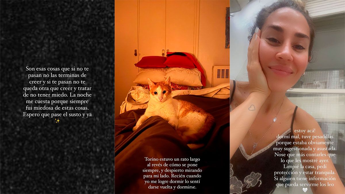 Los últimos posteos de Jimena Barón luego del fenómeno paranormal que vivió.