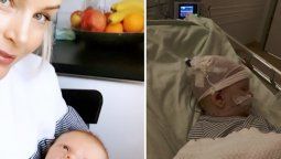 Preocupación: el bebé de la sueca Alexandra Larsson estuvo internado y ahora cumple cuarentena