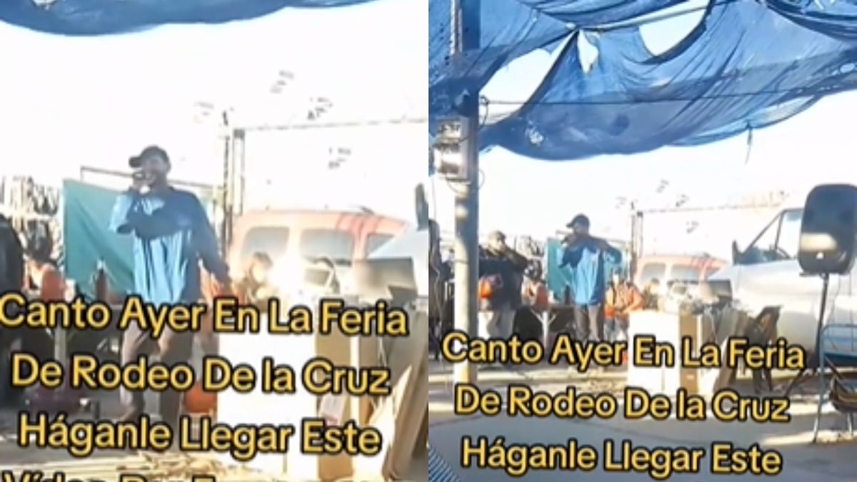 Imitó a Ulises Bueno en una feria de Mendoza y su voz sorprendió a todo Tiktok
