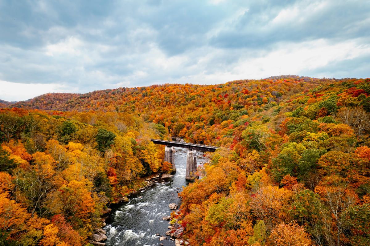 Laurel Highlands en otoño. Laurel Highlands en otoño.