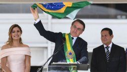 Macri saludó a Bolsonaro en el día de su asunción