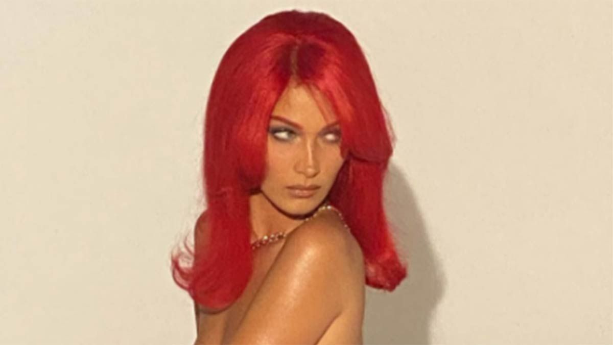 Bella Hadid y su jugado topless en Instagram.