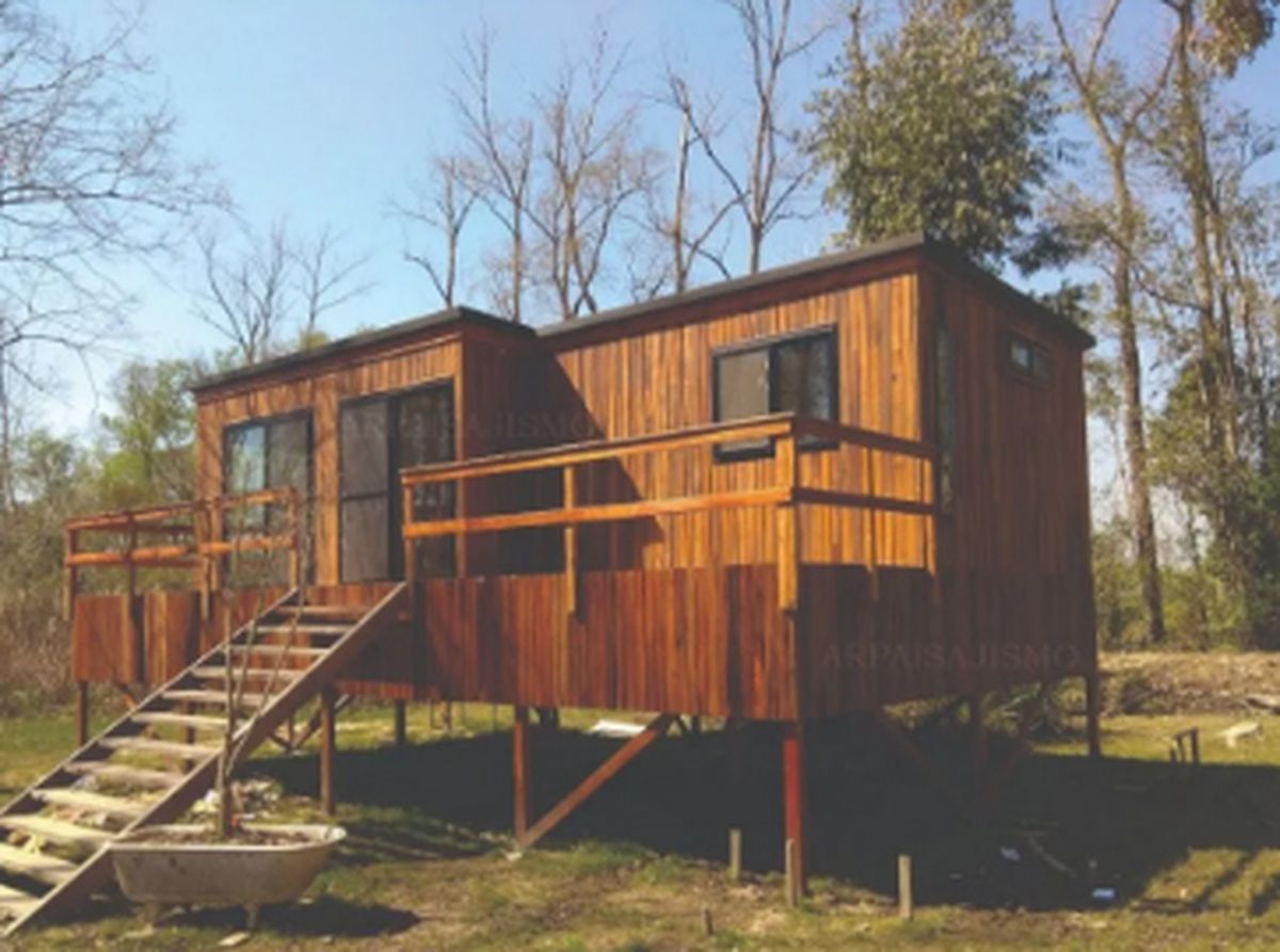 La instalación de esta casa prefabricada requiere la preparación del terreno, incluso con pilares en lugares donde pueda haber abnegaciones o que estén cerca de un río. La instalación de esta casa prefabricada requiere la preparación del terreno, incluso con pilares en lugares donde pueda haber abnegaciones o que estén cerca de un río. 