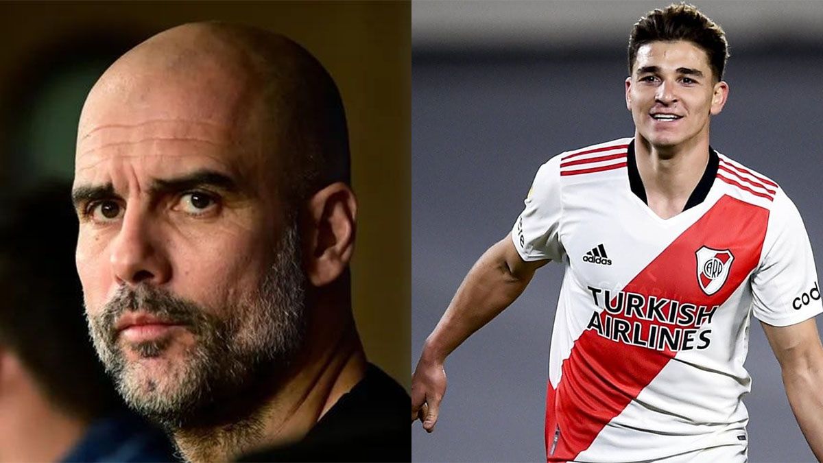 La frase de Pep Guardiola sobre Julián Álvarez que ningún hincha de River quería escuchar