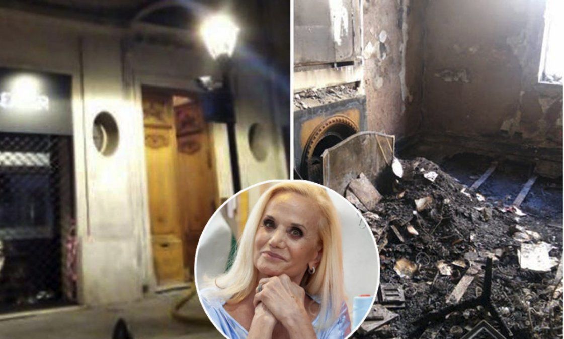 Imágenes impactantes: Así quedó el departamento de Elsa Serrano tras el incendio