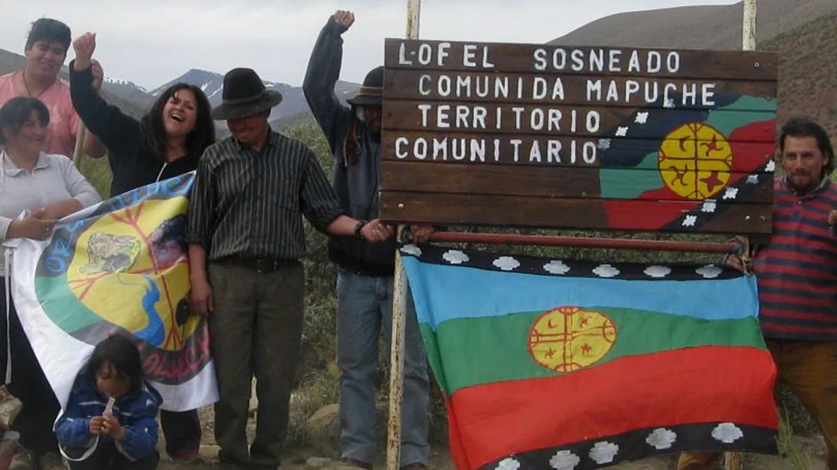 La comunidad mapuche en el Sosneado es una de las que recibió el revés por parte de la Nación.