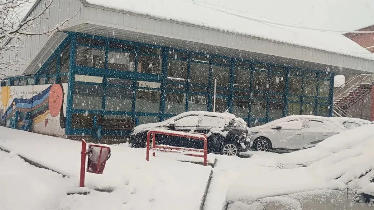 Una postal de este martes en la Ciudad de Malargüe. Una postal de este martes en la Ciudad de Malargüe.