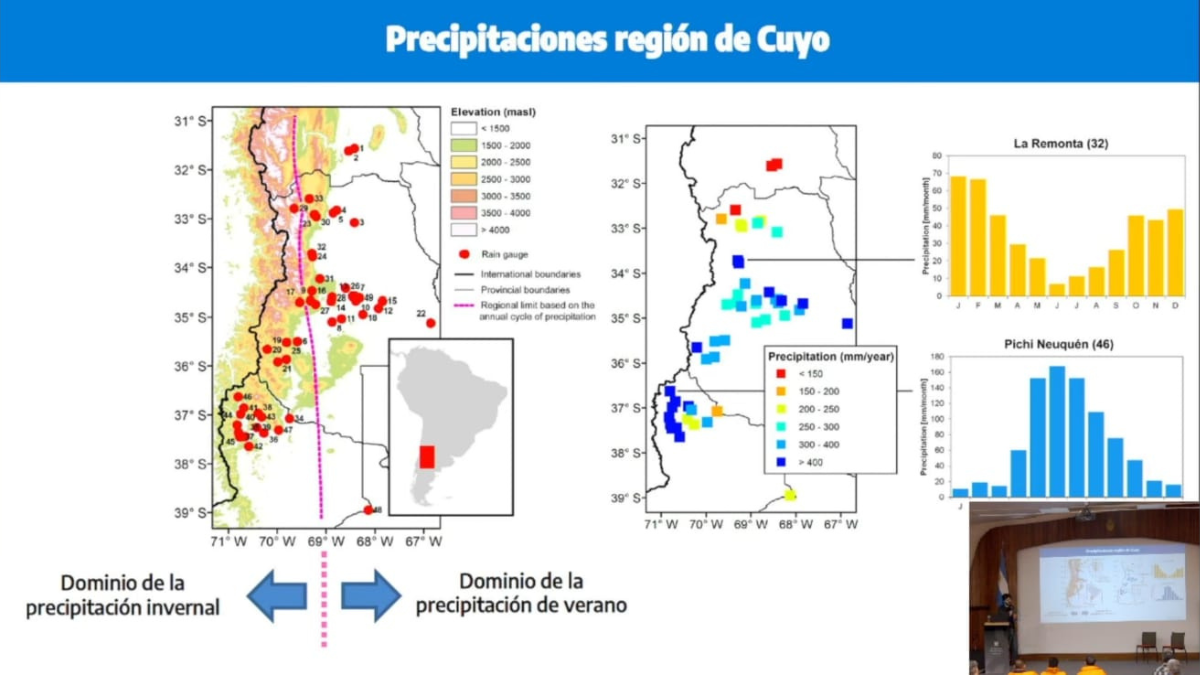 Precipitaciones en la Región Cuyo compartidas por el Servicio Meteorológico de la provincia. Precipitaciones en la Región Cuyo compartidas por el Servicio Meteorológico de la provincia.